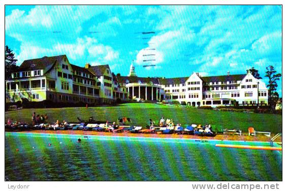 Olympic Size Swimming Pool In Front Of The Sagamore Hotel, Bolton Landing, New York On Lake George - Lake George