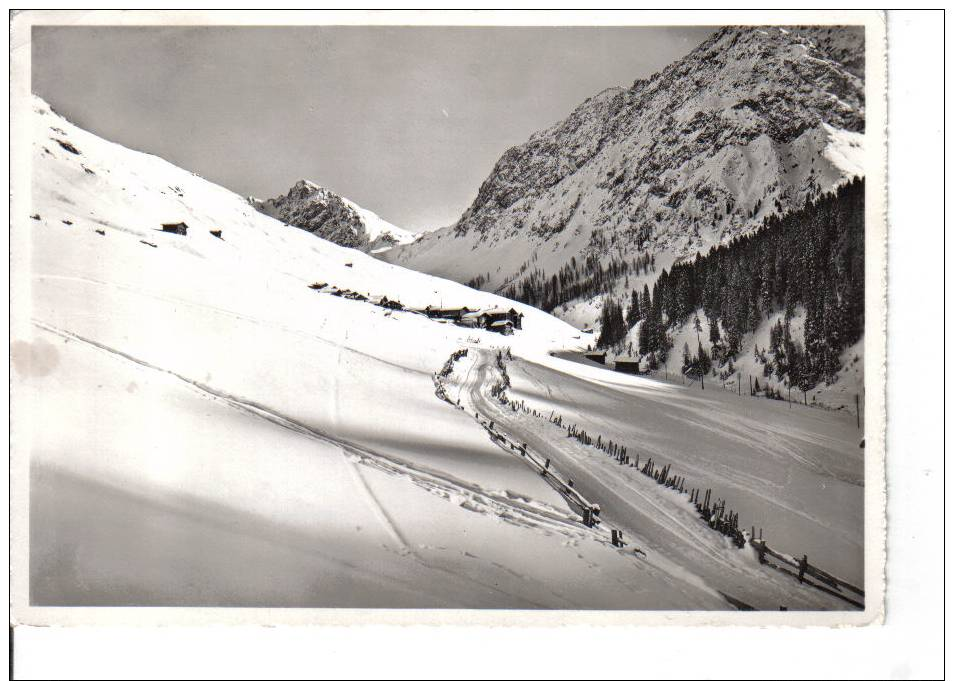 Schweiz -Sapün Ob Langwies Gegen Strelapass -gel.1953 - Altri & Non Classificati