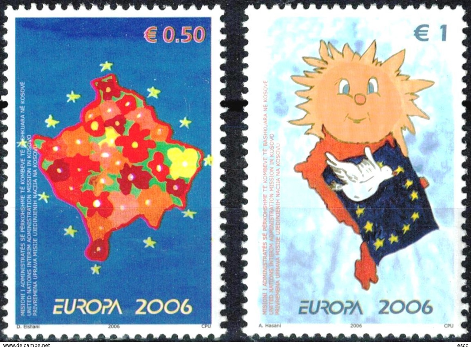 Mint Stamps Europa CEPT 2006 From Kosovo - 2006