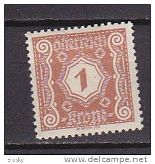 K4916 - AUSTRIA AUTRICHE TAXE Yv N°102 * - Impuestos