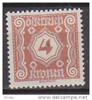 K4918 - AUSTRIA AUTRICHE TAXE Yv N°104 * - Segnatasse