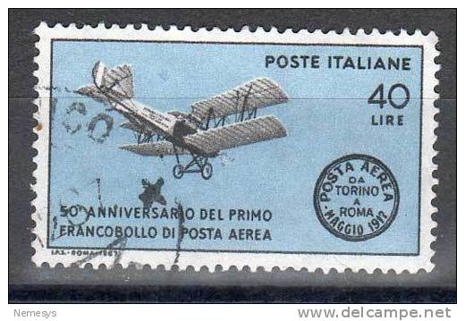 1967 1° FRANCOBOLLO POSTA AEREA S. 1053 USATO - 1961-70: Usati