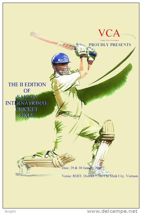 09A -013  @    Cricket  ( Postal Stationery, -Articles Postaux -Postsache F - Cricket