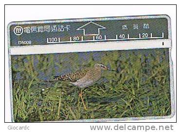TAIWAN - CHUNGHWA TELECOM (L&G) - 1995  D5008 UCCELLI (BIRDS)  (CODE 521L)  - USED ° - RIF. 4672 - Uccelli Canterini Ed Arboricoli