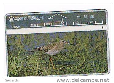 TAIWAN - CHUNGHWA TELECOM (L&G) - 1995  D5008 UCCELLI (BIRDS)  (CODE 541C)  - USED ° -  RIF. 4673 - Songbirds & Tree Dwellers