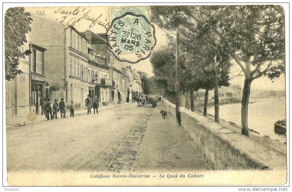 Conflans Saint Honorine . Le Quai Du Cahart. - Conflans Saint Honorine