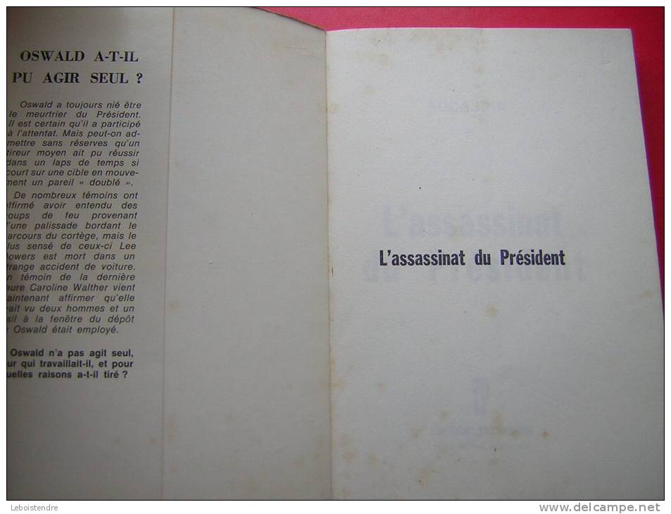 L'ASSASSINAT DU PRESIDENT-OSWALD A-T'IL PU AGIR SEUL ?? -AUCASSIN-IP-INTER-PRESSE-1967 - Musique