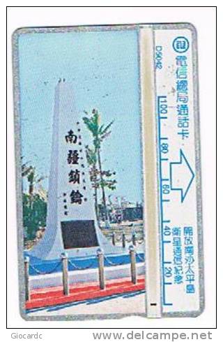 TAIWAN - CHUNGHWA TELECOM (L&G) - 1995  D5042 SATELLITE LINK TO CALL      (CODE 508A)  - USED °  -  RIF. 4722 - Taiwan (Formosa)