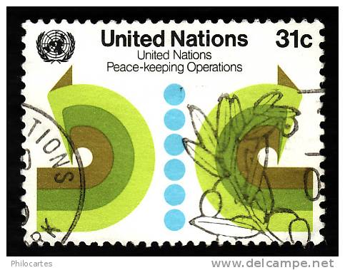 Nations Unies New York   1980 -  Y&T  313  - Oblitéré - Cote 1.10e - Gebruikt