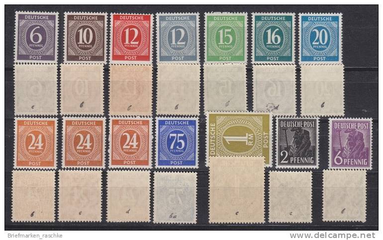 Farbbestimmte Werte Xx,signiert Mit 923d,M.259,- (1509)  Preis Wurde Reduziert !! - Mint