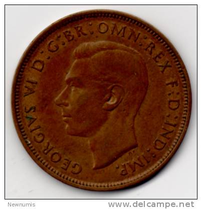 GREAT BRITAIN / GRAN BRETAGNA - GEORGE VI - 1 PENNY ( 1948 ) - D. 1 Penny