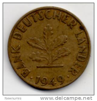 GERMANIA 10 PFENNIG 1949 - 10 Pfennig