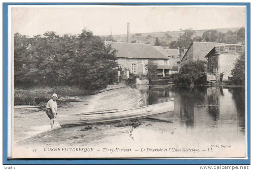 14 - THURY HARCOURT --  Déversoir Et L'usine électrique - Thury Harcourt