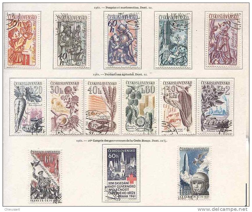 Tchécoslovaquie  Lot 2    Ob  ( 2 - 3) - Collections, Lots & Series