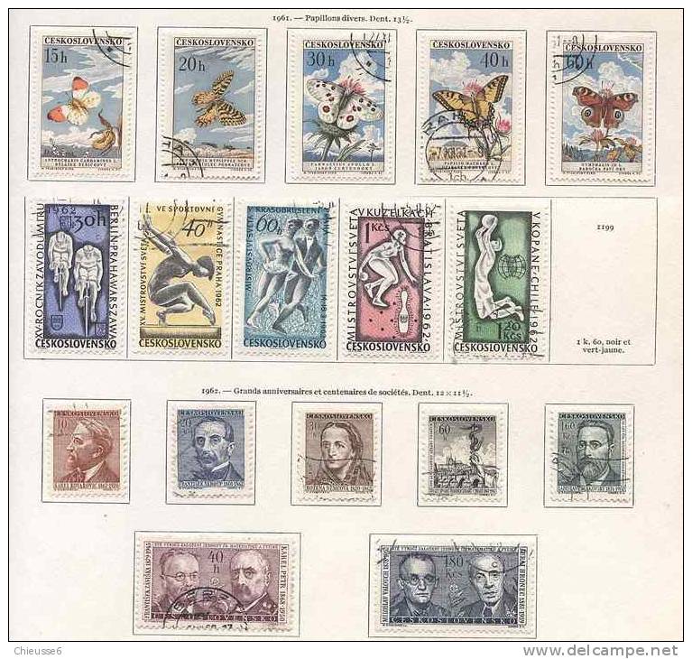 Tchécoslovaquie  Lot 2    Ob  ( 2 - 3) - Collections, Lots & Séries