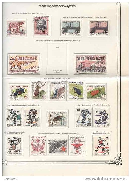 Tchécoslovaquie  Lot 2    Ob  ( 2 - 3) - Collections, Lots & Séries