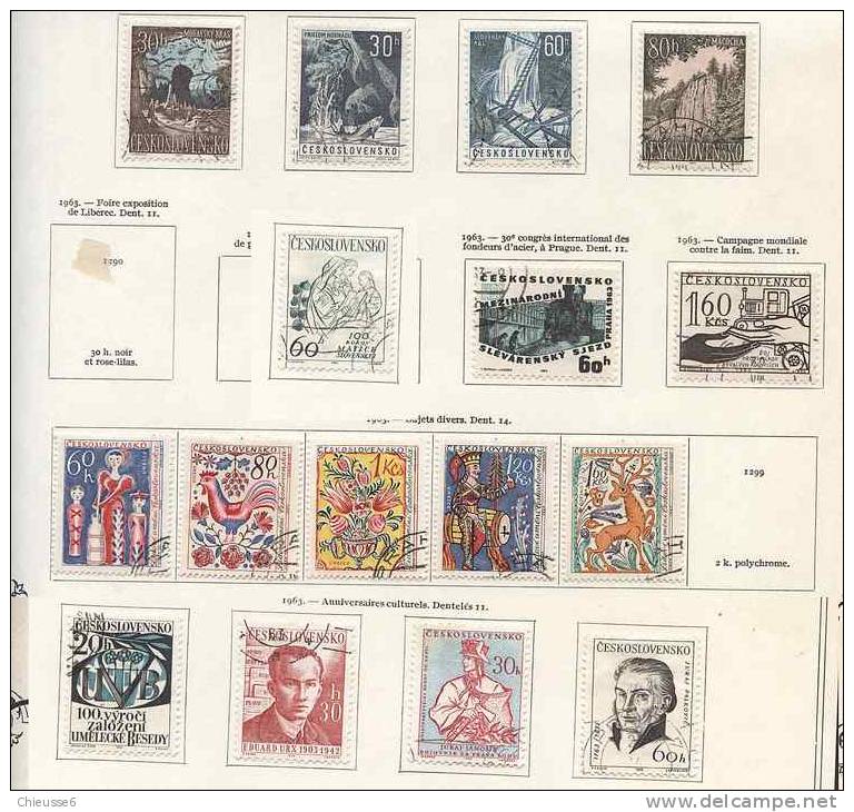 Tchécoslovaquie  Lot 2    Ob  ( 2 - 3) - Collections, Lots & Series