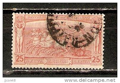 Greece  1896 Olympic Games 25L  (o) Mi.101 - Gebraucht