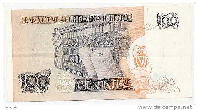 100 Intis - 1987 - Pérou