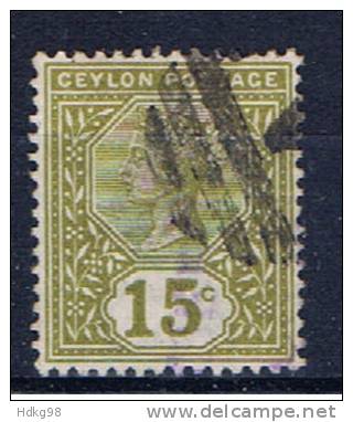 CL Ceylon 1886 Mi 96 Victoria - Ceylan (...-1947)