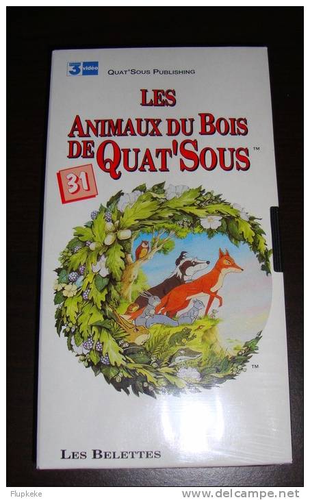 Vhs Pal Les Animaux Du Bois De Quat´Sous 31 Les Belettes Version Française - Enfants & Famille