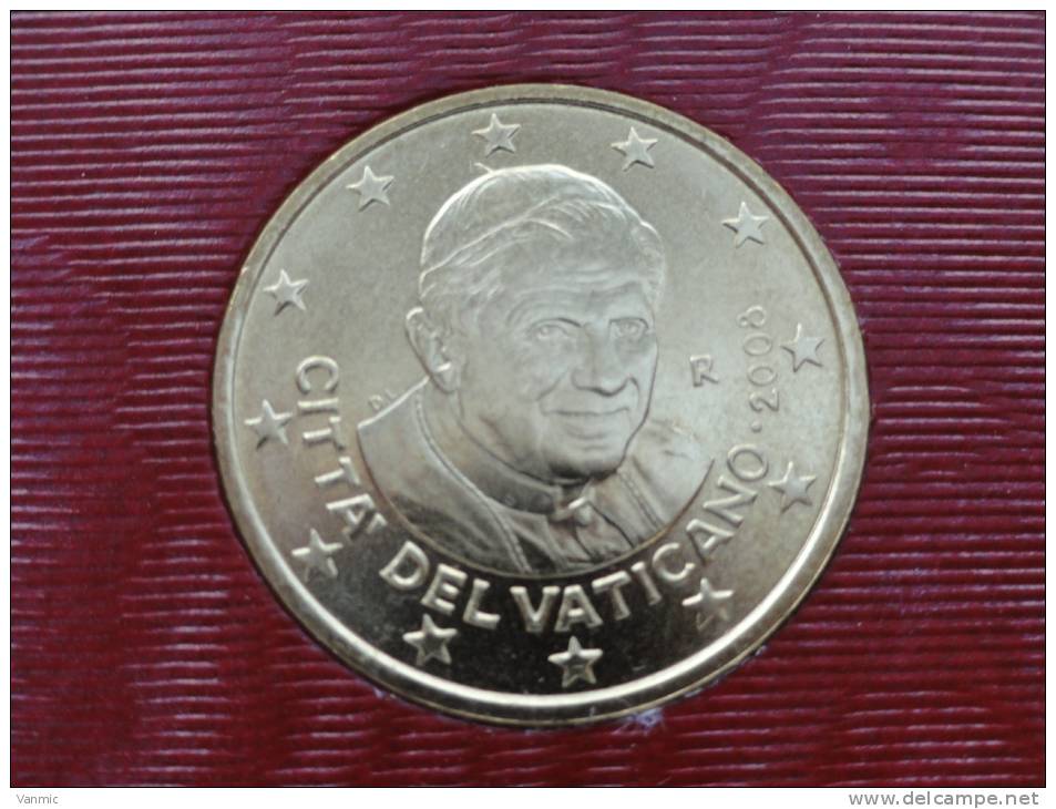 2008 - 50 Centimes (Cents) Euro Vatican - Issue Du Coffret BU - Vatican