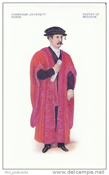 Cambridge University Robes, Doctor Of Medicine  E516 - Cambridge