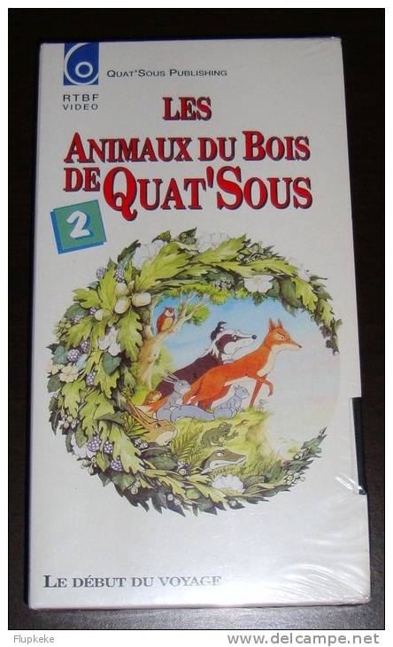 Vhs Pal Les Animaux Du Bois De Quat´Sous 2 Le Début Du Voyage Version Française - Kinder & Familie