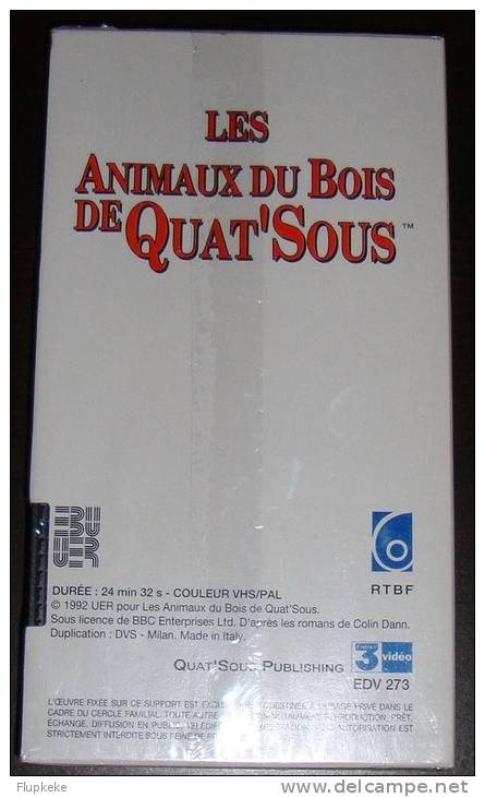 Vhs Pal Les Animaux Du Bois De Quat´Sous 22 L´Espoir Version Française - Familiari