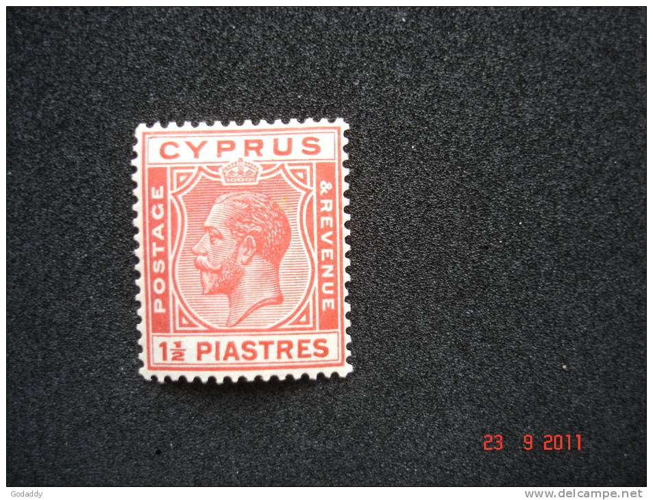 Cyprus 1925 King.George V  11/2 Pi   SG 120  MH - Chypre (...-1960)