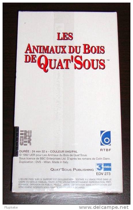 Vhs Pal Les Animaux Du Bois De Quat´Sous 20 Vendetta Version Française - Enfants & Famille