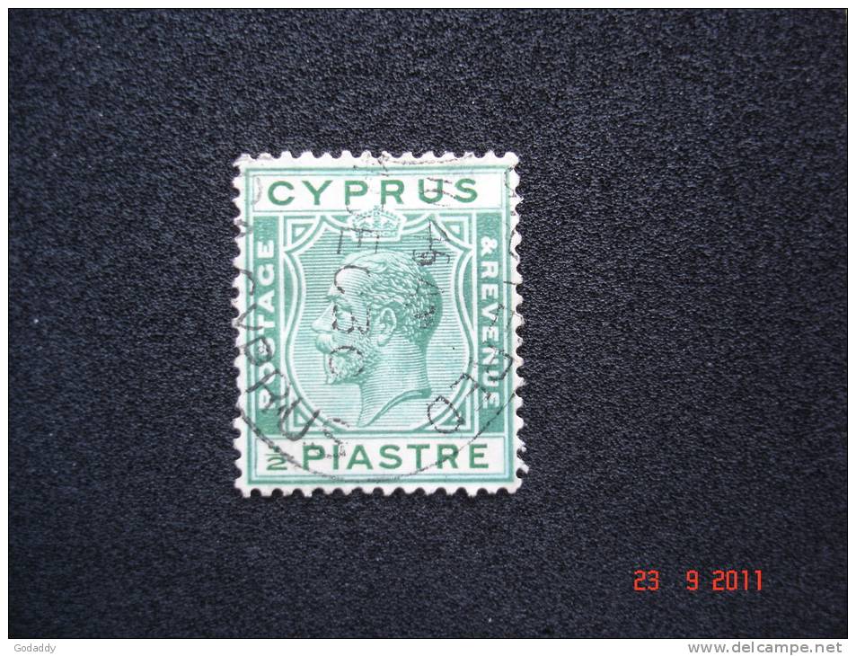 Cyprus 1925 King.George V  1/2 Pi   SG 118  Used - Cipro (...-1960)