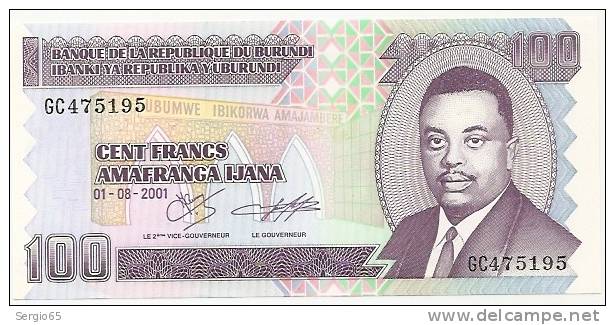 500 Francs - 2001 - Burundi