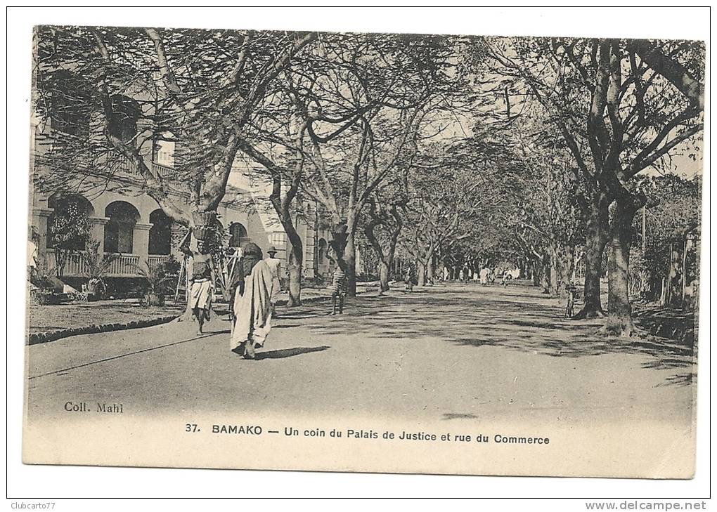 Bamako (Niger) : Rue Du Commerce Au Niveau Du Palais De Justice En 1930 (animée). - Niger