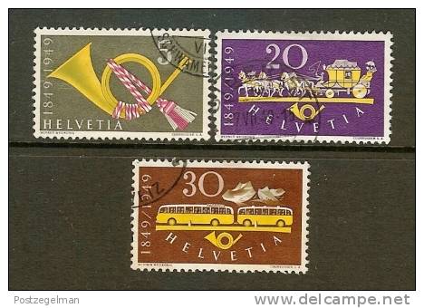 SWITZERLAND 1949 Stamps  Post Used  519-521 # 601 - Used Stamps
