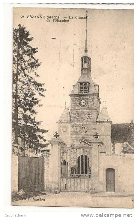 CPA  LA CHAPELLE DE L'HOSPICE SEZANNE 51 MARNE - Sezanne