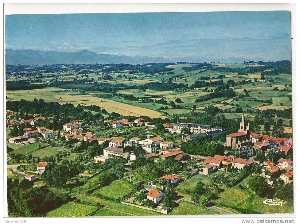 CPSM VUE AERIENNE  GALAN 65 HAUTES PYRENEES - Galan