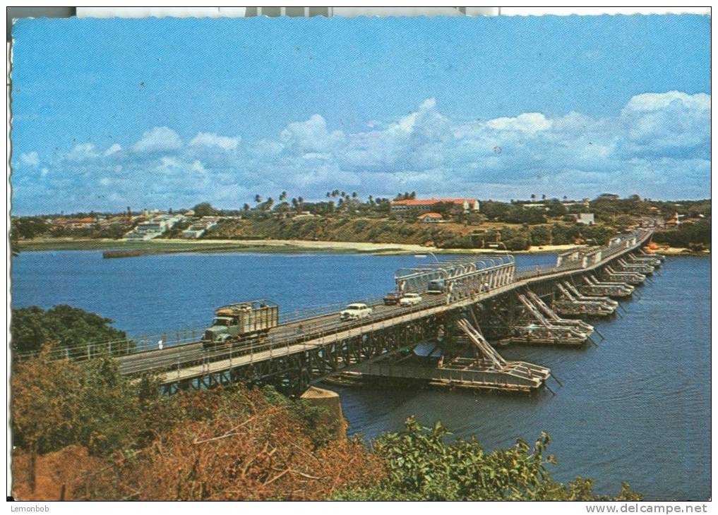 Kenya, Nyali Floating Bridge, Mombasa,1970s Used Postcard [P6724] - Kenya