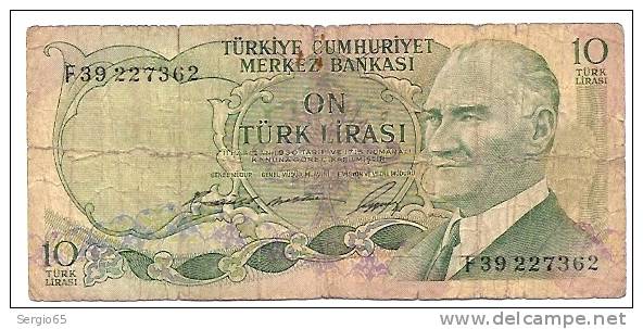 10 Lira - 1966 - Turquie