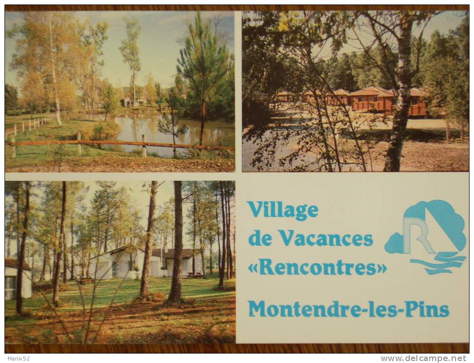 17 - MONTENDRE-les-PINS - Le Centre De Vacances "Rencontres" - Route De Saint-Savin. (Multivues) - Montendre