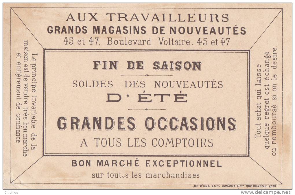 Chromo Calendrier 1883, Thèmes: Septembre, Octobre, à La Chasse, Chasseur - Otros & Sin Clasificación