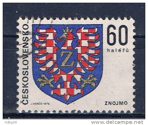 CSR+ Tschechoslowakei 1975 Mi 2253 Wappen - Used Stamps
