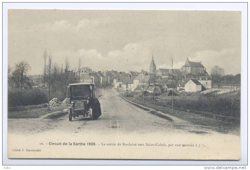 Circuit De La Sarthe. La Sortie De Bouloire Vers Saint Calais.... - Bouloire