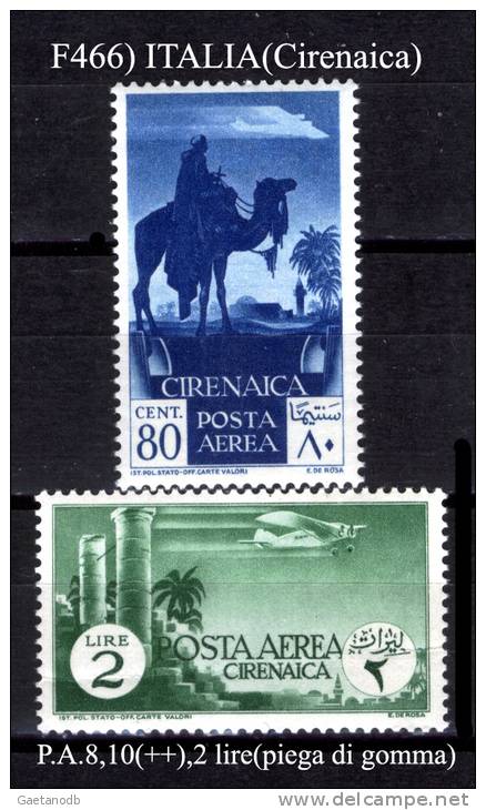 Italia-F00466- Cirenaica - 1932 - Sassone: P.A. N.8 E10 (++) MNH - Cirenaica