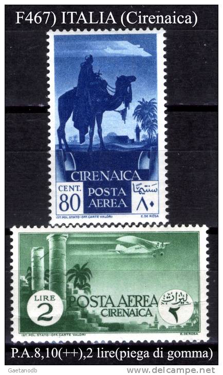 Italia-F00467- Cirenaica - 1932 - Sassone: P.A. N.8 E10 (++) MNH - Cirenaica