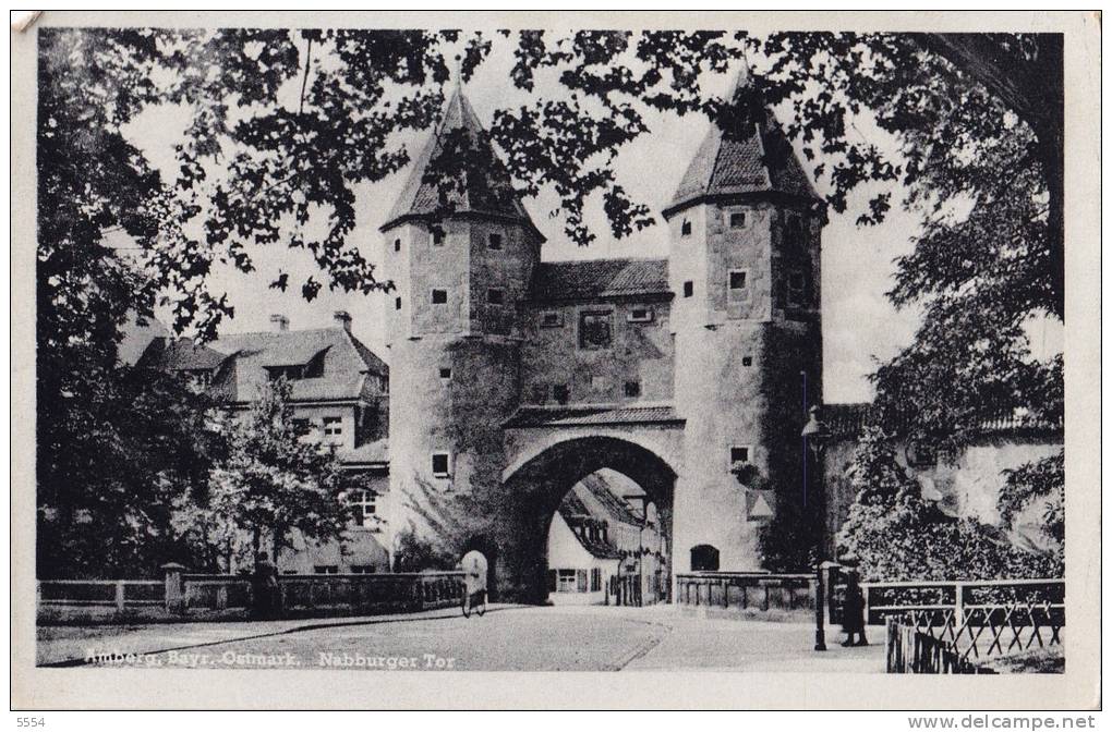 Cpa  Allemagne Baviere Amberg Ostmark Nabburger Tor - Amberg