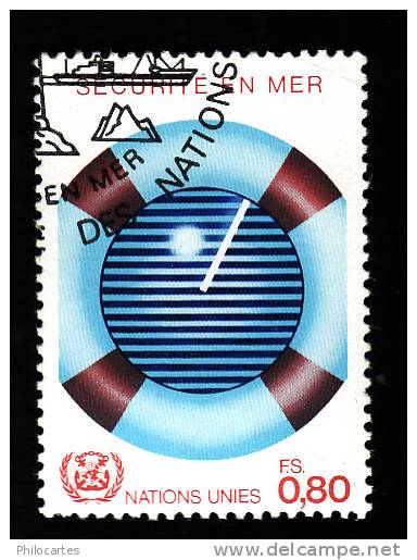 Nations Unies Genève   1983  -  YT  113  -  Sécurité En Mer  - Oblitéré - Cote 1.60e - Used Stamps
