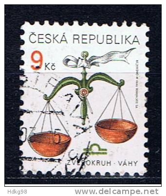 CZ+ Tschechei 1999 Mi 217 Waage - Used Stamps