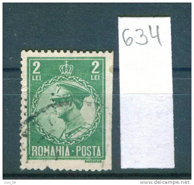 25K634 // - T T  - Romania Rumanien Roumanie Roemenie , Perfin Perfores Perforiert Perforati Perforadas - Perforiert/Gezähnt