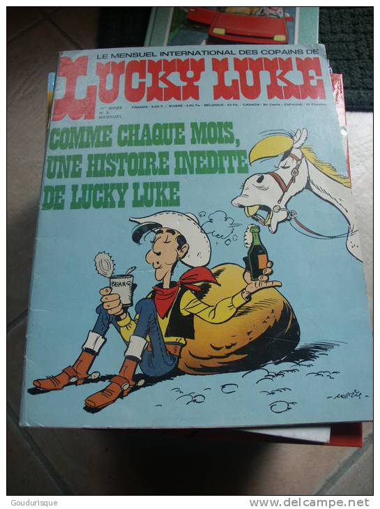 LUCKY LUKE  MENSUEL N°5   MORRIS - Lucky Luke